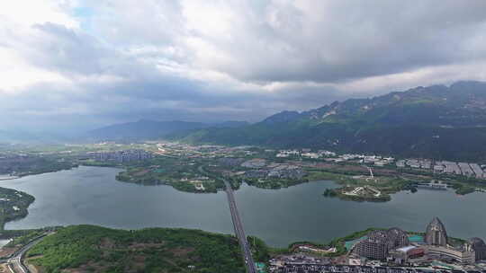 【合集】泰安市泰山西湖航拍