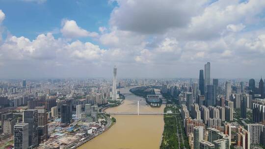 广州市区航拍合集视频素材模板下载
