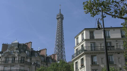 巴黎埃菲尔铁塔景观
