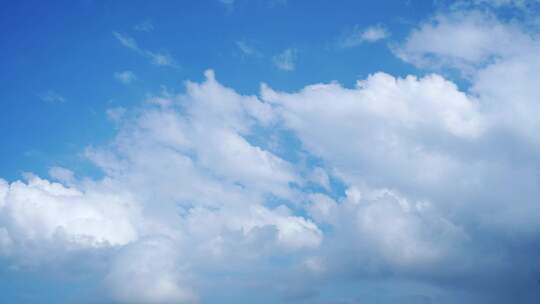 蓝天白云延时天空云朵变化唯美风景云卷云舒视频素材模板下载