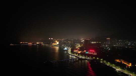 烟台海边夜景