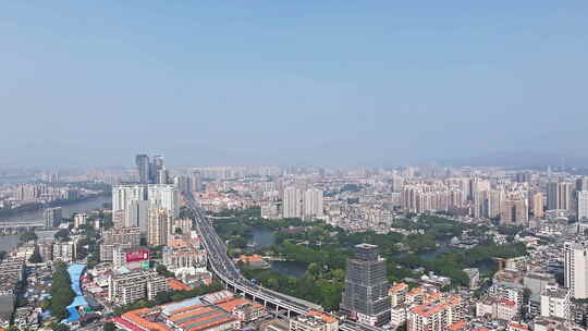 【合集】广州荔湾湖公园航拍