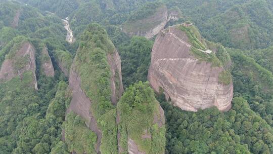 湖南怀化通道万佛山4A景区航拍