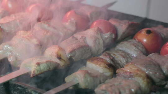 羊肉串 烤串 烧烤 肉串 烤肉 烤羊肉串