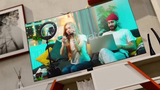 分屏动感时尚标题字幕条图像过渡 展示片场AE模板