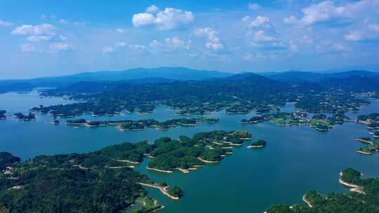 水库自然风光千岛湖