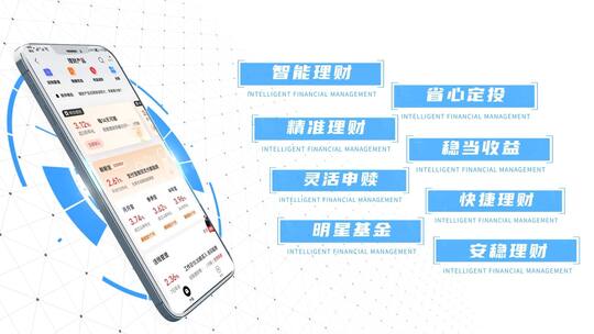 简洁手机APP图文展示AE模板