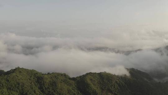 云海，山雾，山烟，日出，航拍