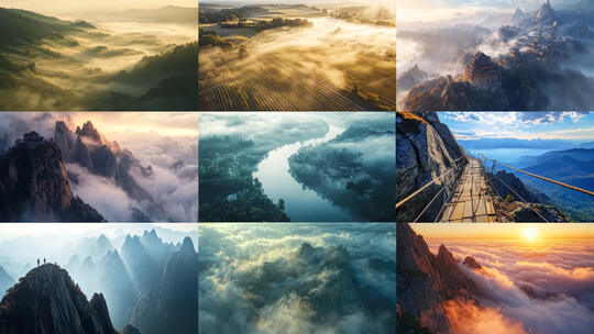 云雾山雾丁达尔大合集5