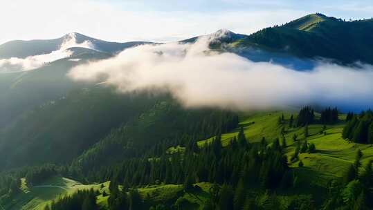 壮丽山河云海景观