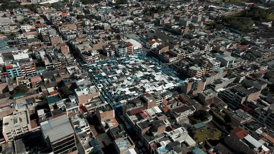 Otavalo，城市，纺织市场，街区