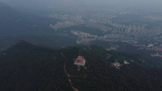 航拍福建东圳水库