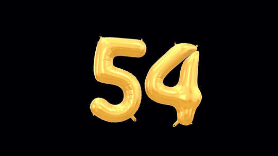54号庆祝氦气球