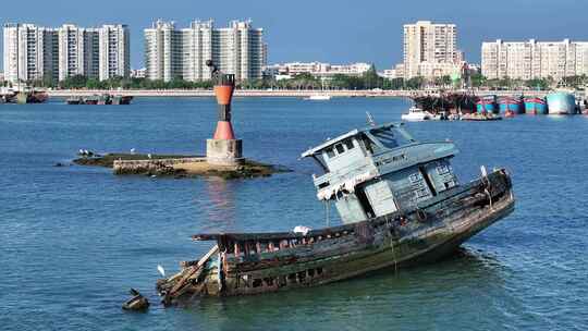 中国广东省汕尾市城区滨海渔港