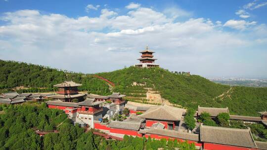 太原太山龙泉寺航拍