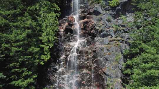 瀑布，特内里费岛，流，水