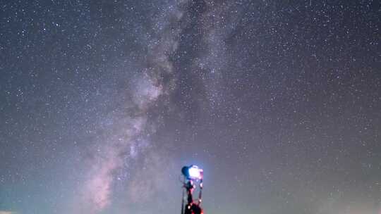 相机拍星空银河延时