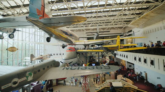 航空航天博物馆里的飞机