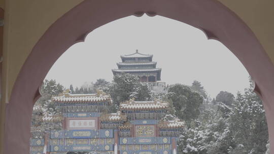 北京雪景 北京下雪