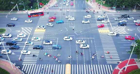 十字路口延时 车辆延时 马路延时