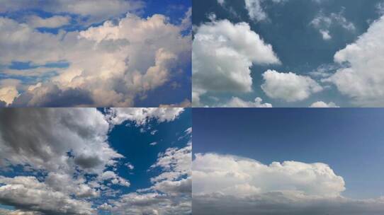 延时拍摄天空的云卷云舒 视频合集