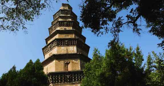 河北邯郸响堂山常乐寺实景素材