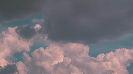 夏季风云变幻的天空延时视频素材模板下载