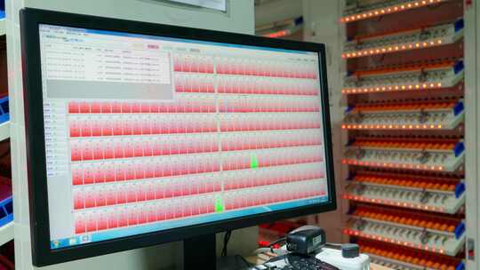 电池出厂检测充电视频素材模板下载