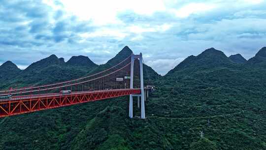 贵州坝陵河大桥航拍