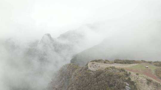云山雾绕自然水汽雾气 (2)视频素材模板下载