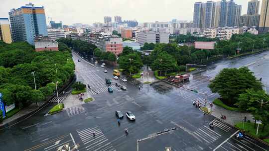 玉林二环东路交通建筑多镜头