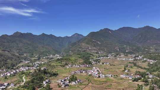 陕西安康云海梯田风光