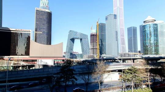 北京商务区天际线
