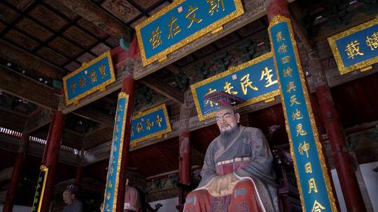 杭州上城区孔庙碑林古园林4K视频合集视频素材模板下载