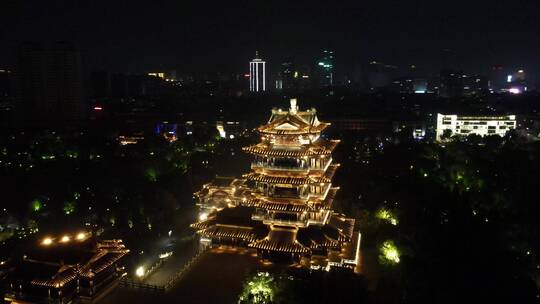 济南大明湖超然楼夜景