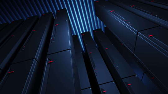 大数据机房数据存储中央数据库视频素材模板下载