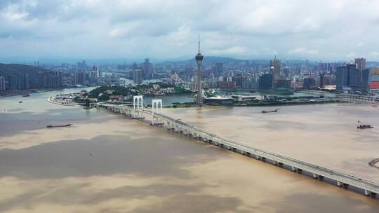 横琴十字门水域海水