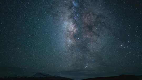 西藏 阿里 玛旁雍错 星空 延时 夜景