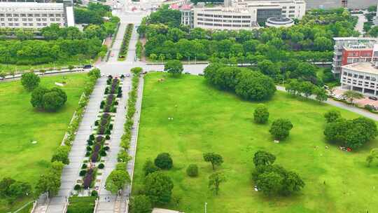 上海闵行区上海交通大学闵行校区校园风景风