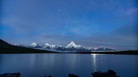 4k-川西雪山星空延时合集