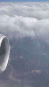 飞机上航拍 俯瞰雪山 藏区大气_1646
