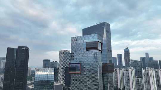 深圳城市建筑城市风光航拍