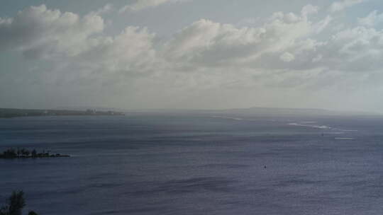 塞班岛海岸线海洋的延时视频素材模板下载
