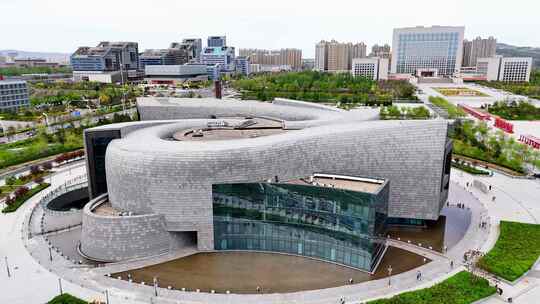 现代建筑俯瞰全景