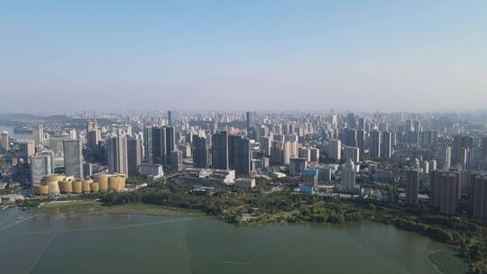 武汉城市风光地标建筑航拍视频素材模板下载