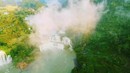 山水河流小溪水湖泊峡谷自然风光