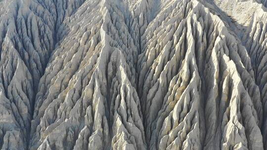 新疆独山子大峡谷纹理航拍