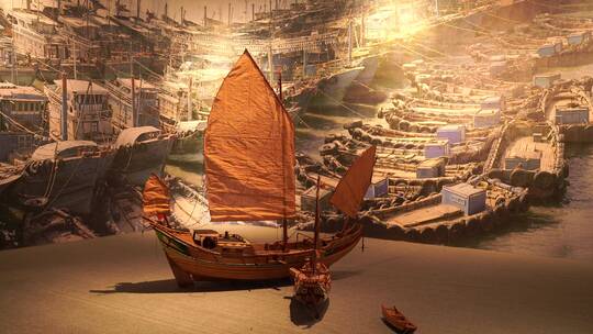 博物馆海上丝绸之路郑和下西洋帆船历史文化