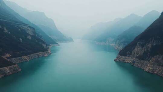 长江三峡两岸风景