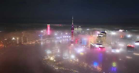 2024上海 上海云雾 上海夜景云雾